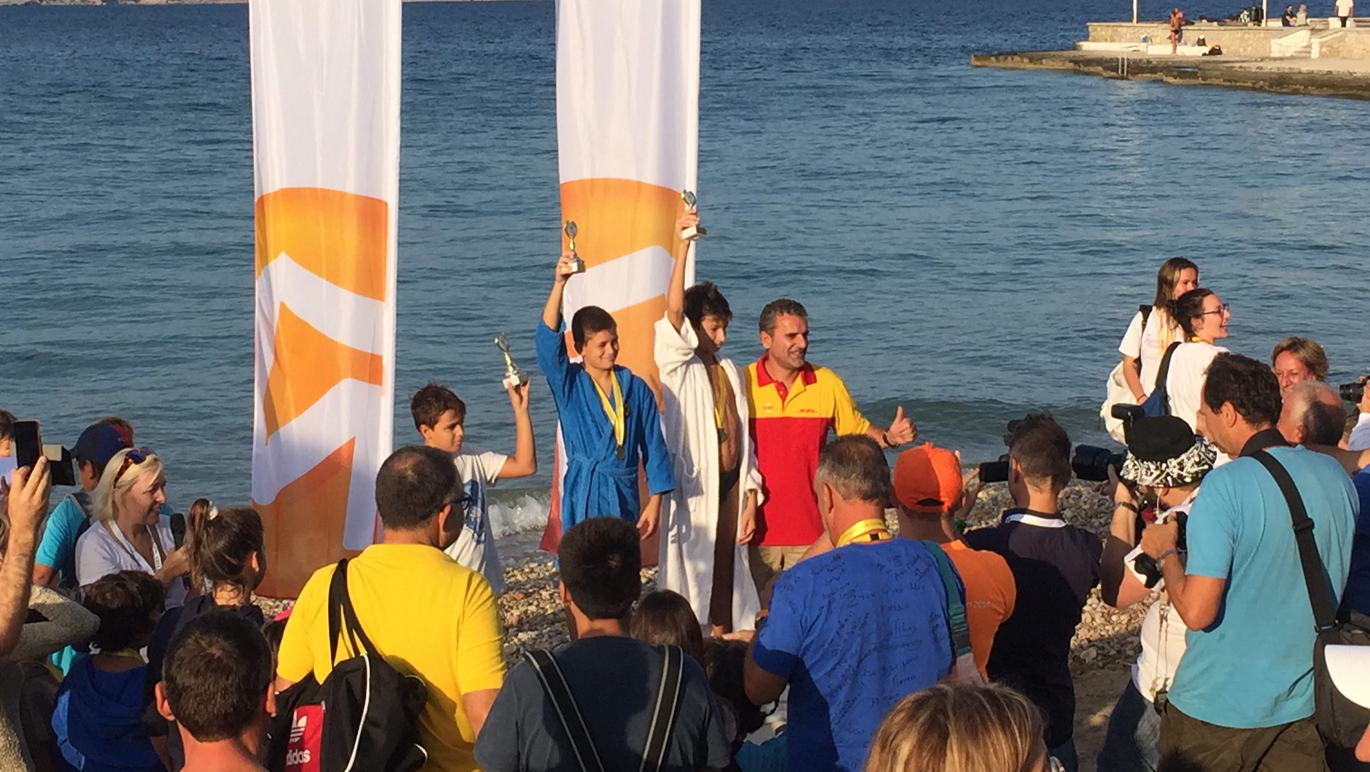 Πρώτες θέσεις στο Spetses Mini Marathon!