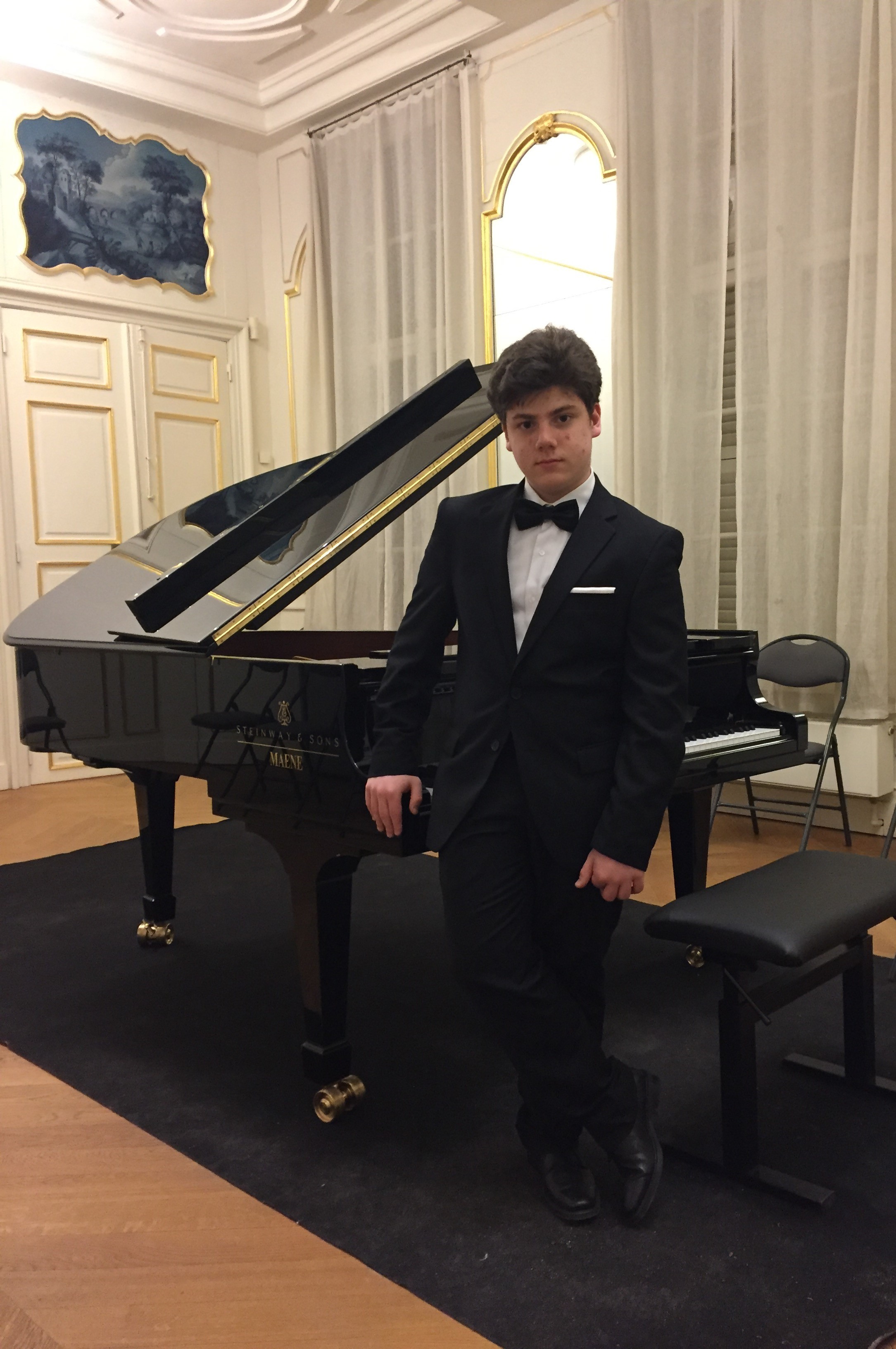 Ο μαθητής της Γ΄ Γυμνασίου στο διεθνή διαγωνισμό πιάνου Primavera Pianistica