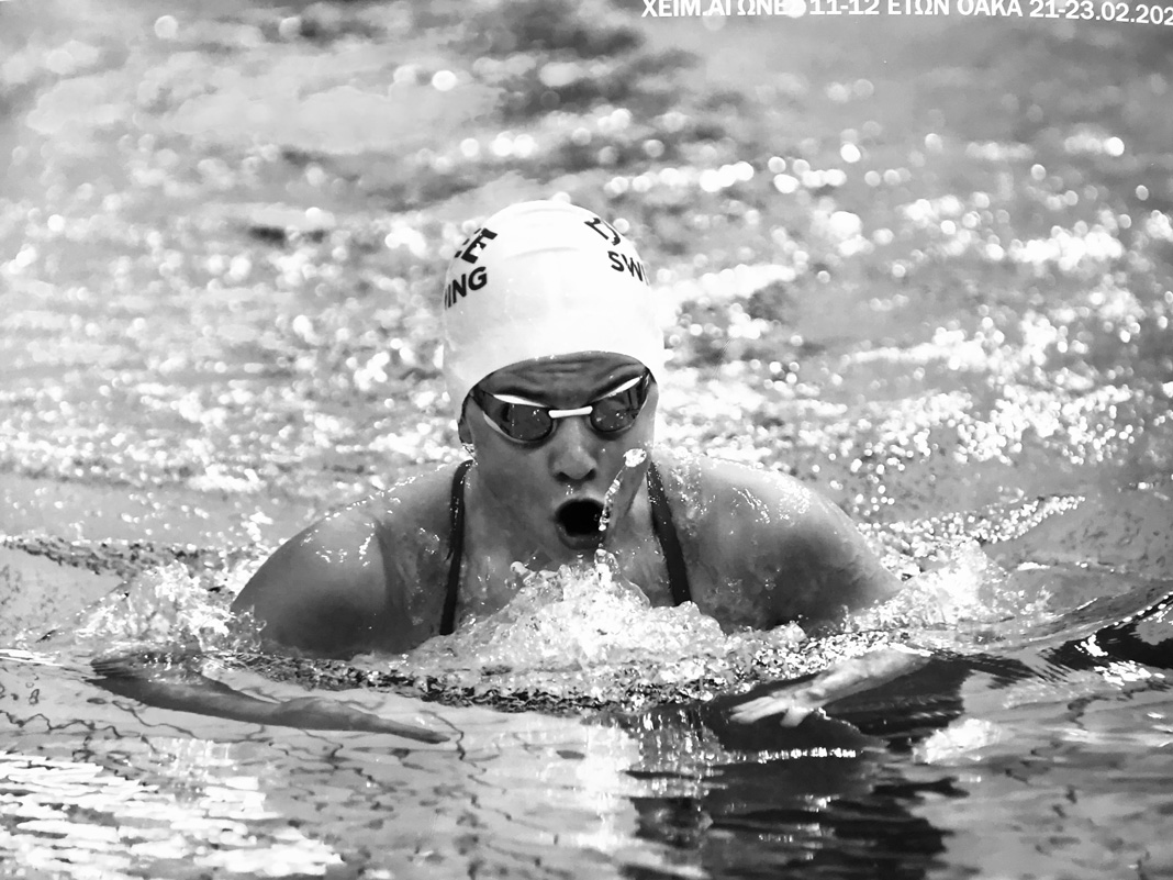 Η μαθήτρια του CGS Στέλλα Ρώτα για δεύτερη συνεχόμενη χρονιά στις επίλεκτες κολυμβήτριες Ελλάδας. 